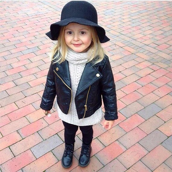 baby boy biker jacket