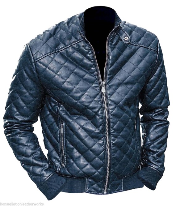 NOORA mens leather jacket custom made jacket Original Soft | Etsy