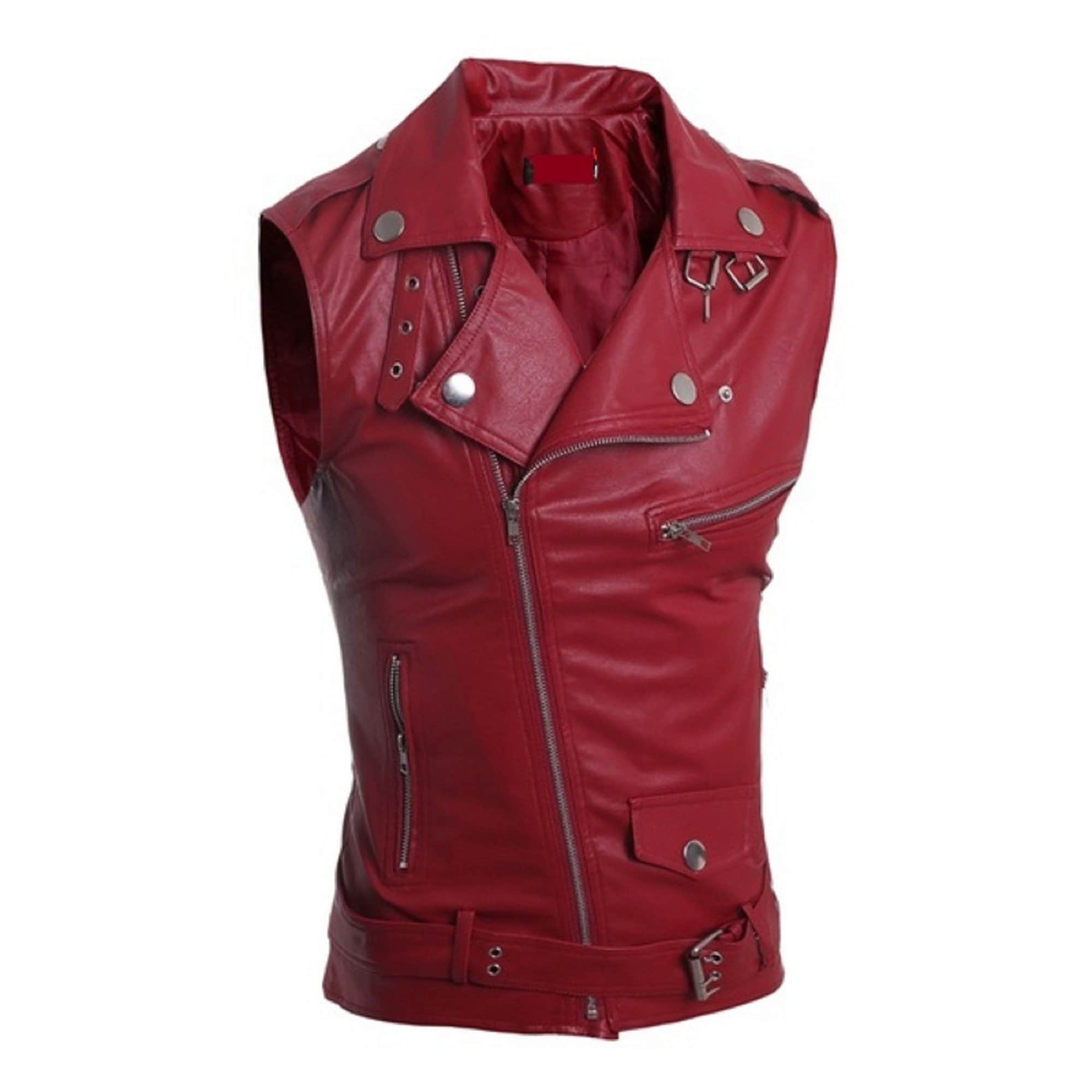 Hip-Height Long Coat Jacket Collection Real Leather Reddish Brown Sheepskin Trench Coat for Men