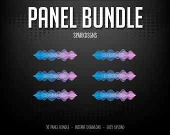 Waves | 30 Panels | Twitch - Kick - YouTube | Streaming