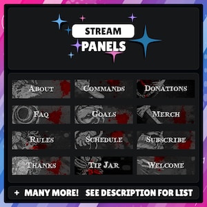 Dead by Daylight - Killer Bundle | 30 Panels | Unique Panels | DBD | Twitch - Kick - YouTube | Streaming