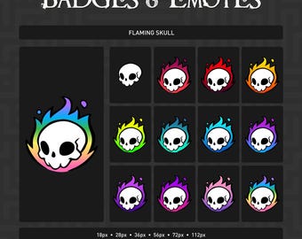 Emblemas e emotes de Caveiras Flamejantes para Steam (Arquivo Digital)