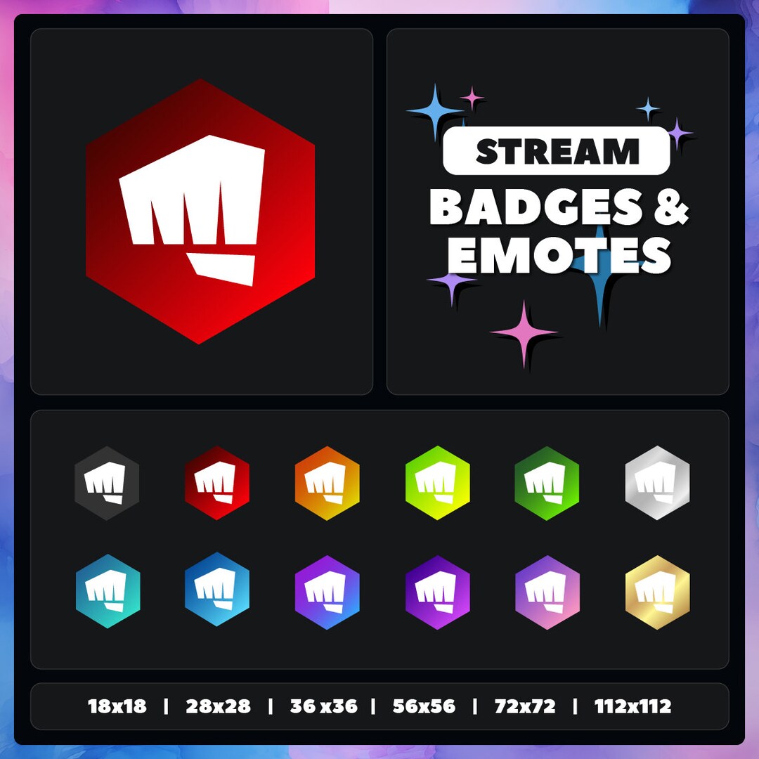 Riot Buddy Stream Badges & Emotes (digital File) - Etsy