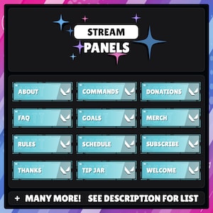 Jett | Valorant Agent | 30 Panels | Twitch - Kick - YouTube | Streaming