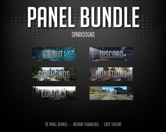 Tarkov Scenes v2 | 30 Panels | Twitch - Kick - YouTube | Streaming  | EFT