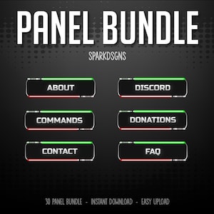 Star Wars Theme | 30 Panels | Twitch - Kick - YouTube | Streaming