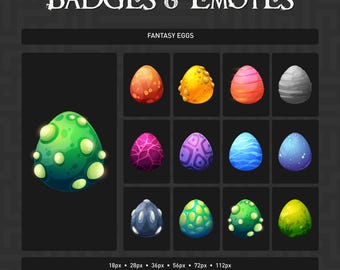 Emblemas e emotes de Ovos Fantásticos para Steam (Arquivo Digital)