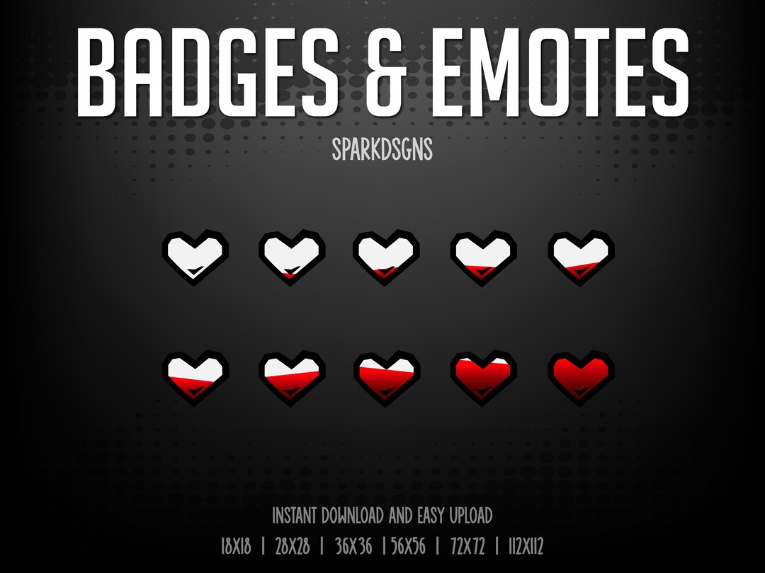 DBD Exhausted Status Hearts Dead by Daylight Twitch - Etsy