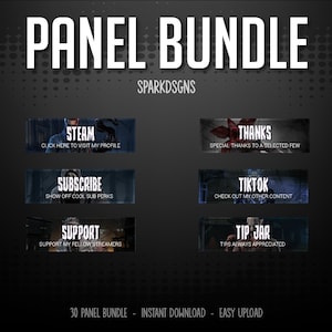 DBD Killers | 30 Panels | Twitch - Kick - YouTube | Streaming | Dead by Daylight