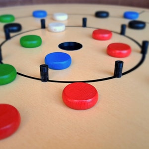 Crokinole Discs - High quality maple discs to play crokinole game