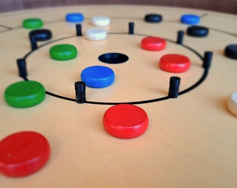 Crokinole Discs - High quality maple discs to play crokinole game