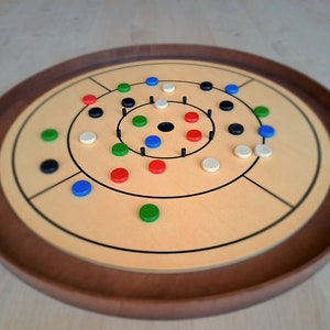 Crokinole Board - Standard Competition size 78cm, hand crafted