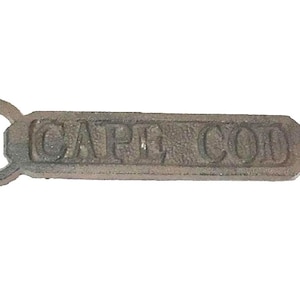 Cape Cod Cast Iron Bottle Opener Arrow-Shape Souvenir Keepsake 6.75" Long Fun!