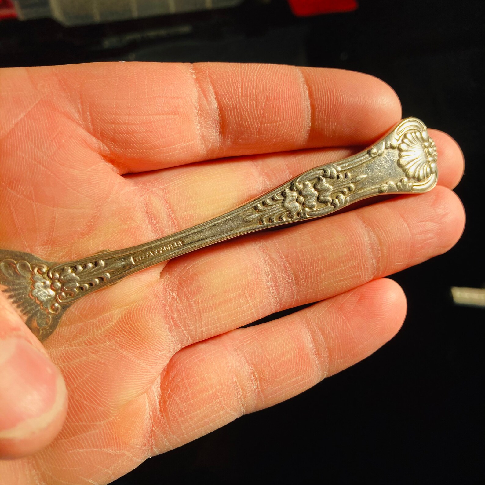 Rare Tiffany & Company Silver Spoon Bar Necklace English Etsy