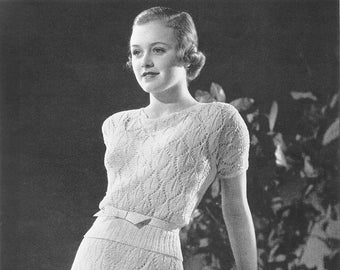 Ideal Dress - Knit Vintage Pattern PDF-Instant Download