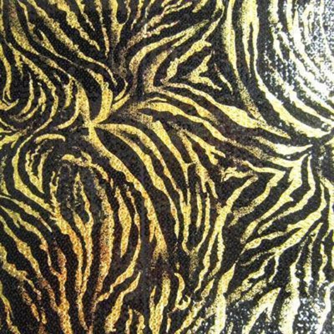 Two-tone Tiger Print 3mm Sequin On Polyester Spandex Stretch | Etsy