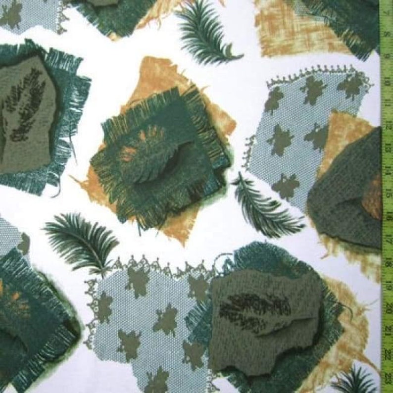 Multi-colored Sewing Materials DIY Fabric Costume Fabric 4 Way Stretch Patches Print On Polyester Spandex Sold By The Yard