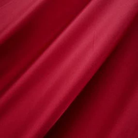 Stretch Charmeuse Satin Red, Fabric by the Yard