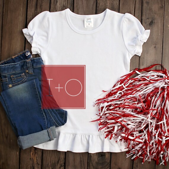 Flat Lay Mockup Girls Boys Youth Raglan Tshirt Arb Blanks Etsy