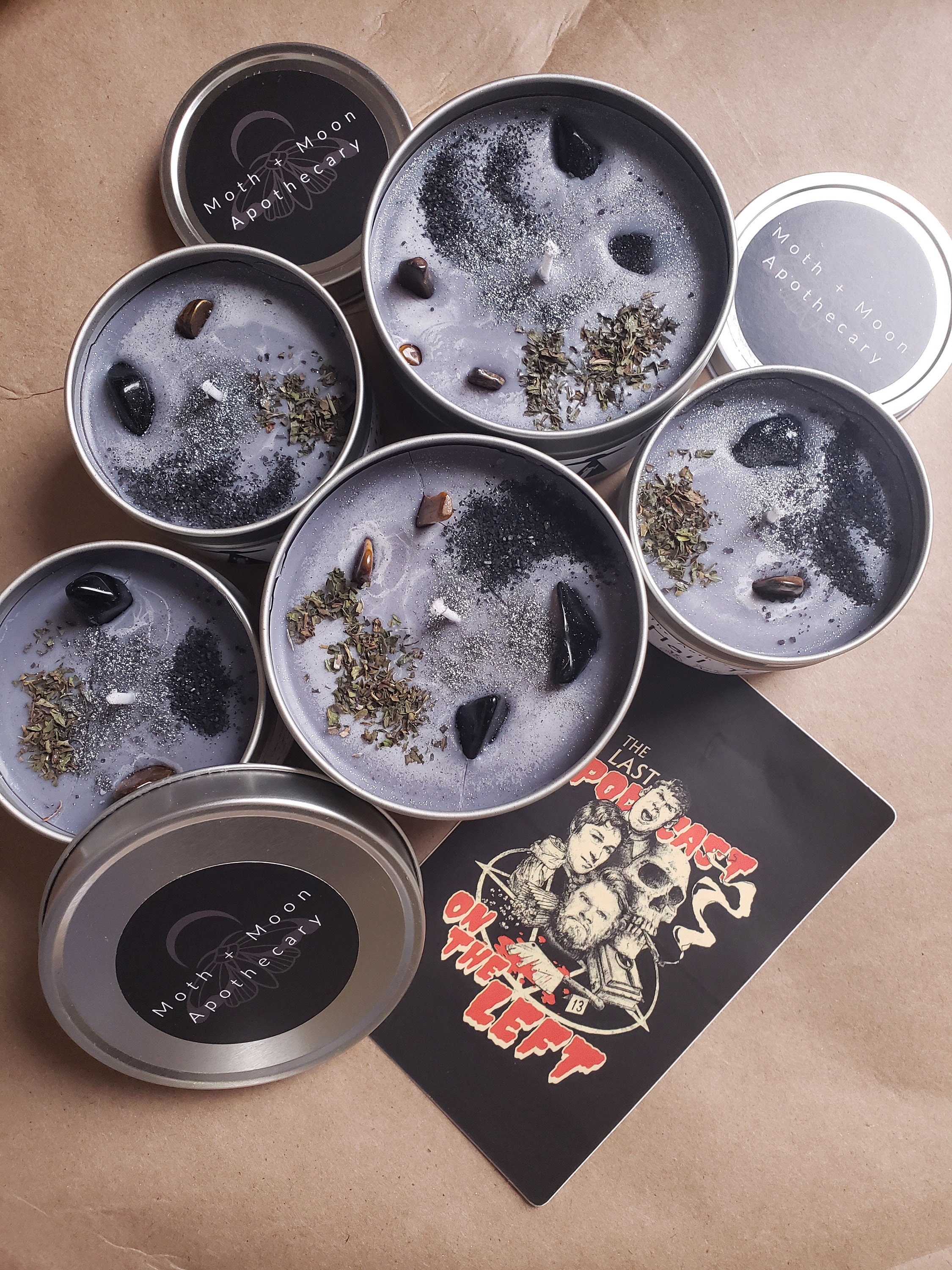 HAIL YOURSELF - Intention Candle - Candles with Crystals - Soy Candle…