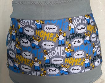 Homer Print Ostomy Bag Cover: Colostomy, Ileostomy, Urostomy