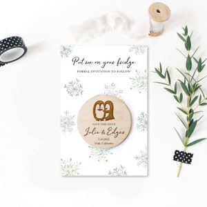 Wedding Save The Date Magnet, Wood Save The Date Magnet, Save The Date Magnet, Personalized Save The Date, Wedding Invitation 10PCS