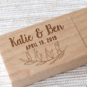 USB Flash Drive, Personalized Wooden USB, Wedding Photo usb, Maple usb Drive Stick, Maple, Maple usb drive, Woodem flash drive 3.0