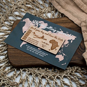 Aimants de réservation en bois de destination avec des cartes, aimants de mariage en bois, cadeaux de mariage, aimant en bois personnalisé avec cartes, aimants de voyage en bois