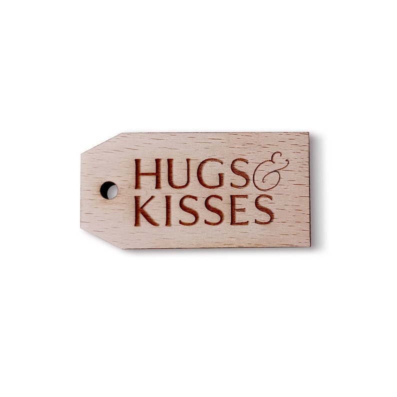 Chocolate Candy Custom Personalized Names Thank You Tags Wedding Favor Tags Hugs /& Kisses from the New Mr Mrs Champagne Tags 10PCS