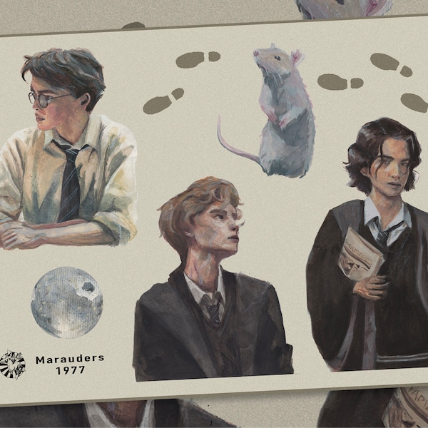 Marauders Sticker sheet