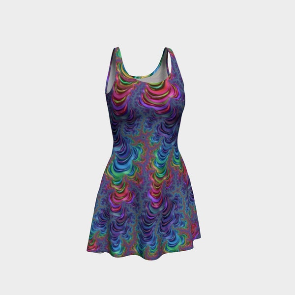 Fractal Solid Woven Dress