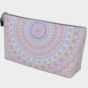 Bolso de mano o cartera de mano con diseño de mandala colorido y hippie boho