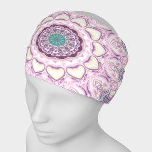 Ornate Colorful Boho Mandala Polyester Headband