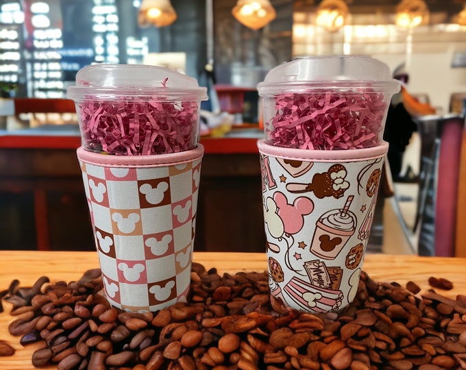 Iced Coffee Sleeve: Insulated Neoprene Drink Cover | coffee lovers | teacher gifts | Christmas gifts