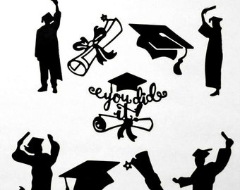 Download Cap And Gown Clipart Etsy