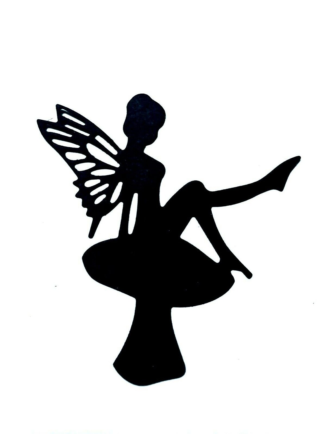 Lot of 13 FAIRY fairy &amp; FAIRIES silhouette die cut/ cuts | Etsy
