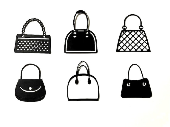 Fancy PURSE PURSES HANDBAG Bag Silhouette Die Cut Cuts Etsy