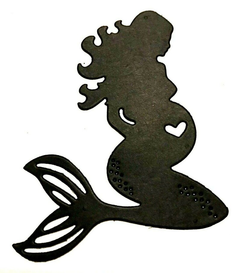 PREGNANT MERMAID /MERMAIDS Silhouette Die Cut/ Cuts Etsy