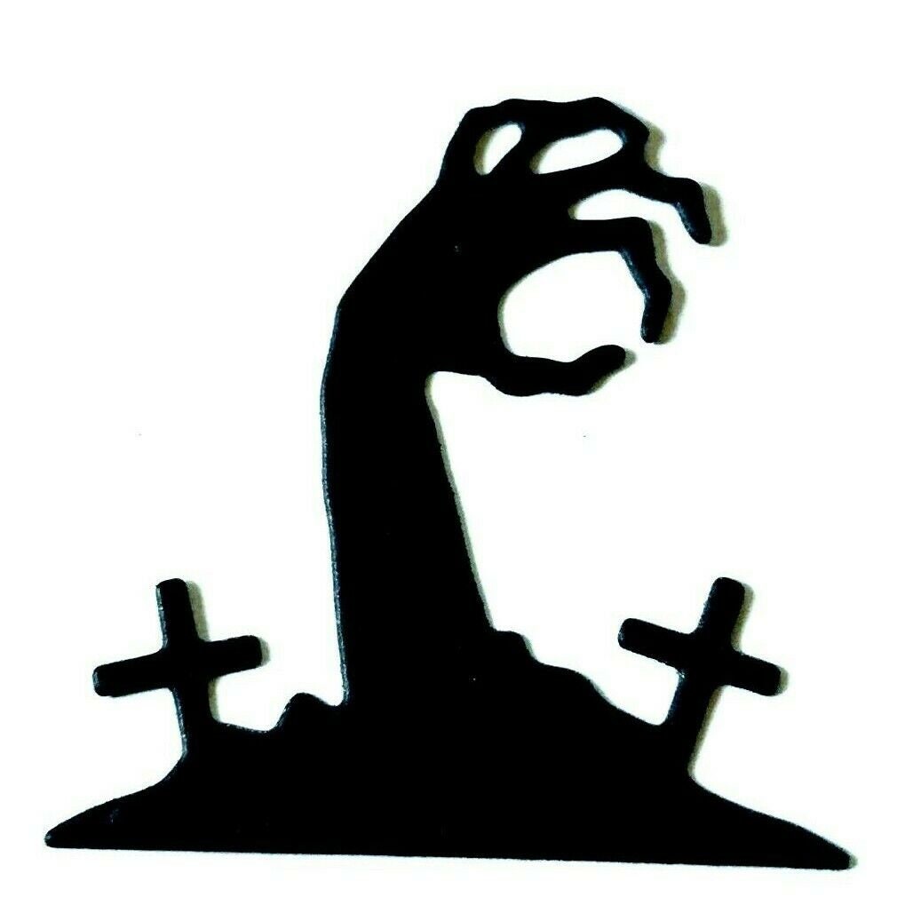 Spooky Halloween Zombie Hand Coming Out Of Grave Gift Idea Kids T