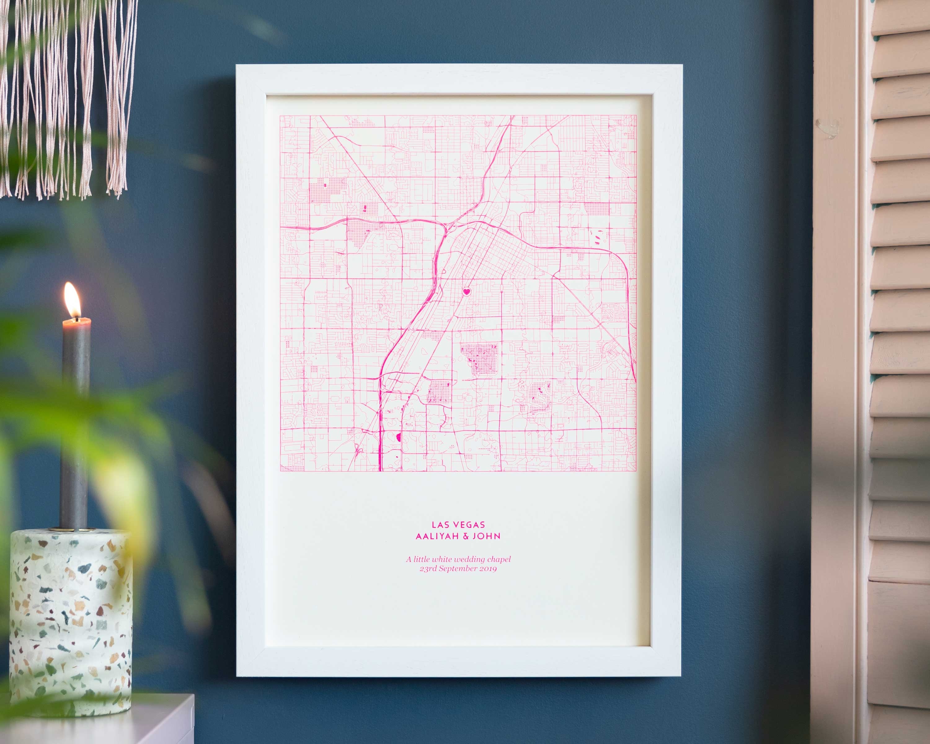 Risograph Textures Map Print of Any Location in A3 Riso Art 