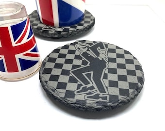 SKA Slate Coaster Set **FREE SHIPPING