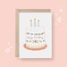 PRINTABLE Birthday Card Birthday Cake Card Instant Download Card ...