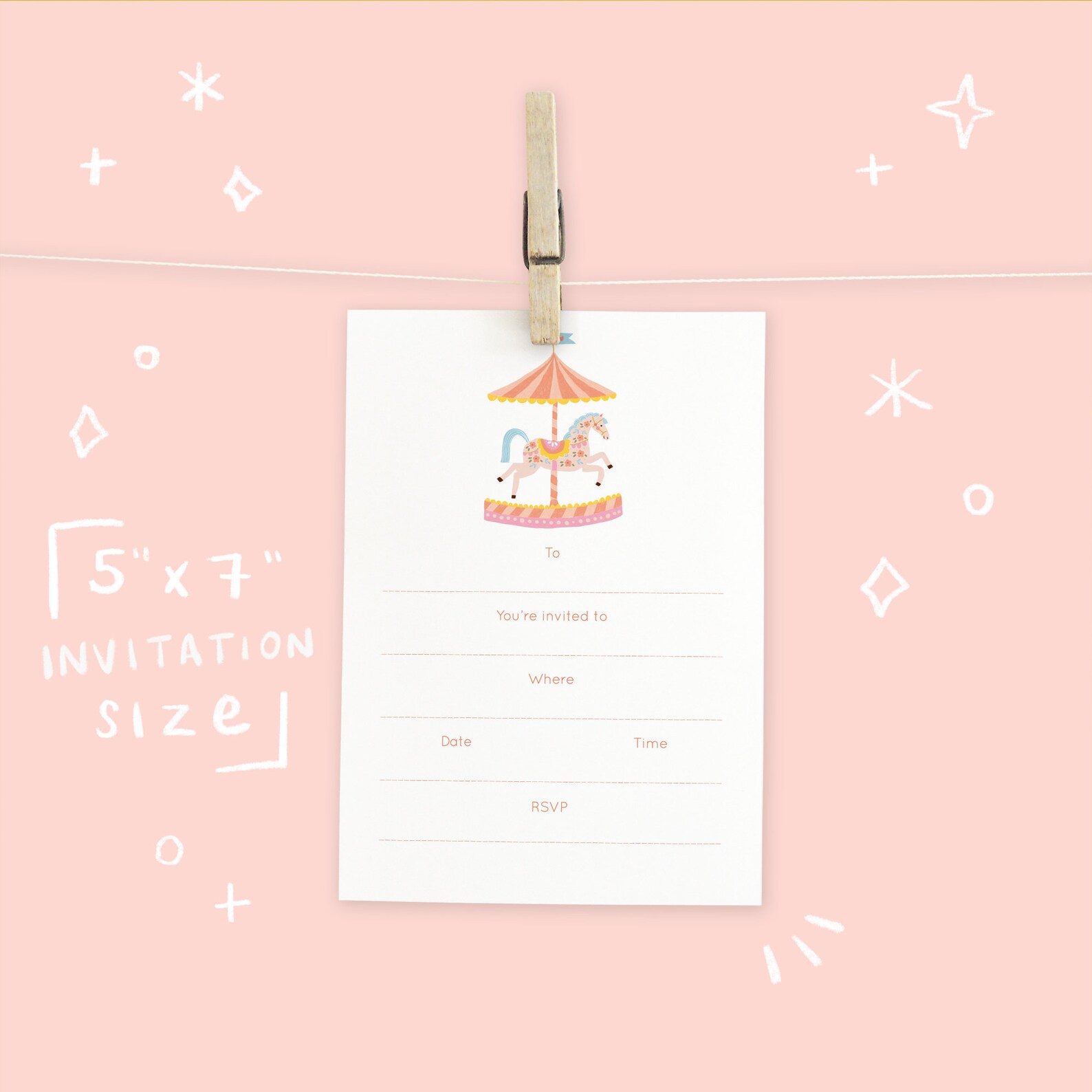 PRINTABLE Birthday Party Invitations Instant Download Invitations ...