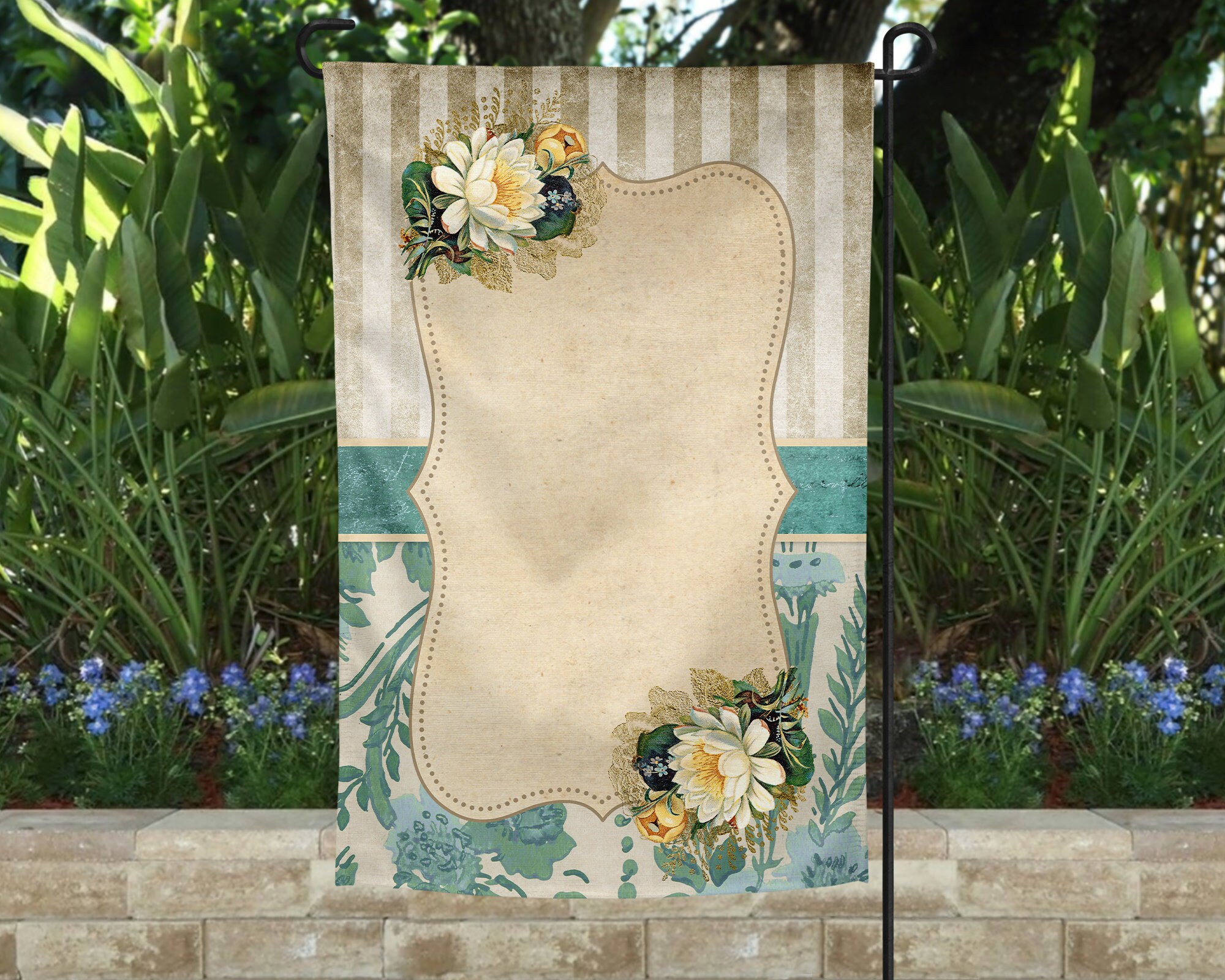 Sublimation Template for Garden Flags