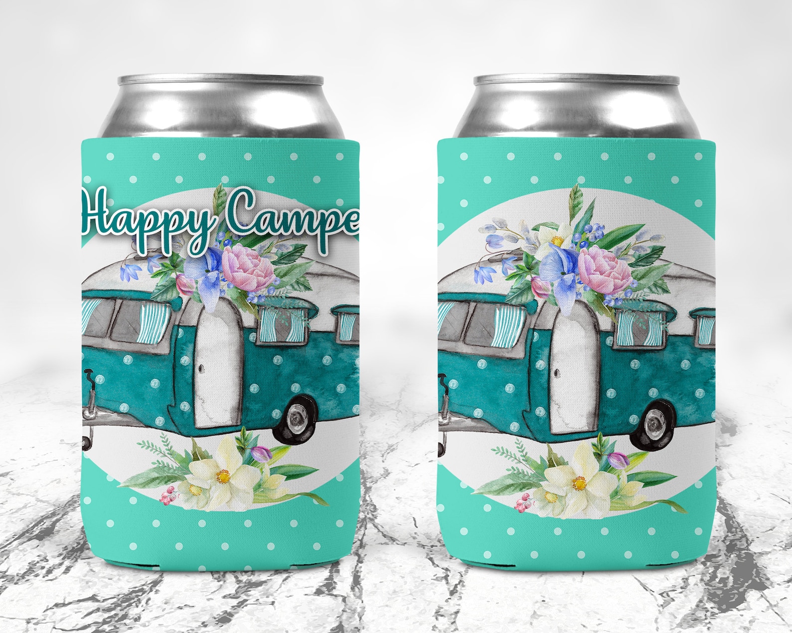 Sublimation Can Cooler Template. 2 Designs One Blank to Add Etsy