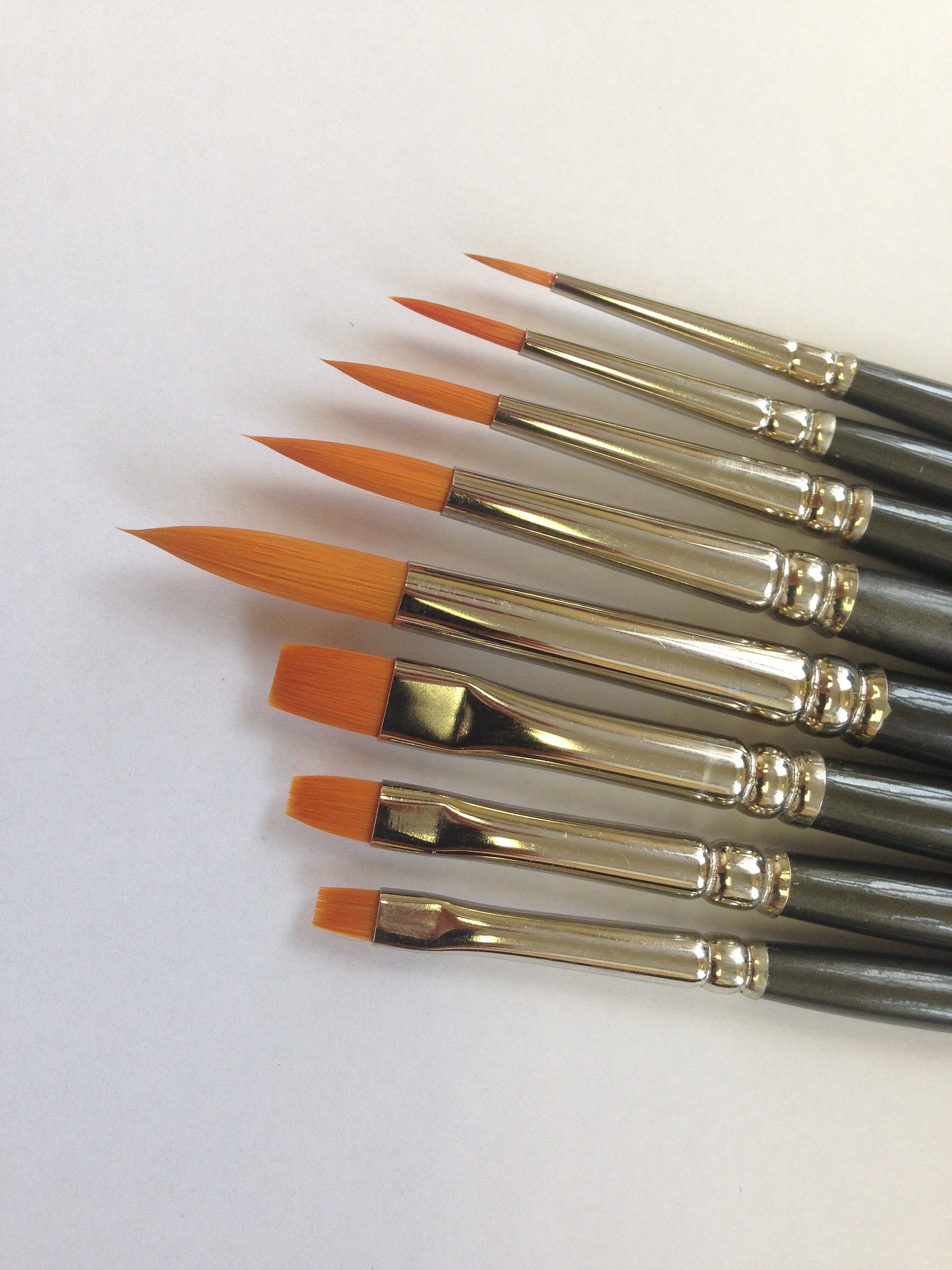 Major Brushes Fine Detail Paint Brush Set of 6, for Art, Model Making, Hobby
