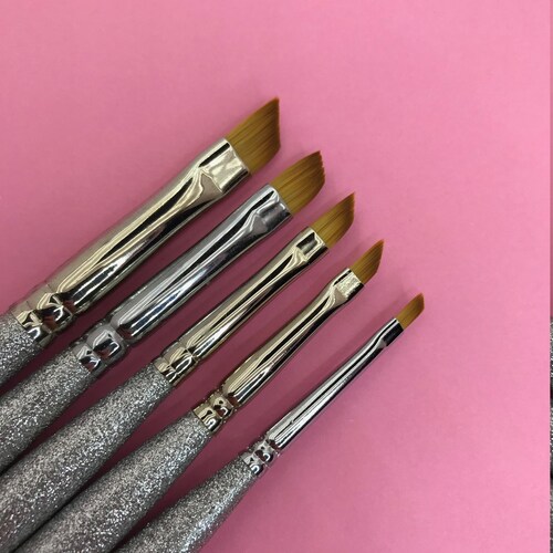 Nail Art Brushes Round Shape - Etsy