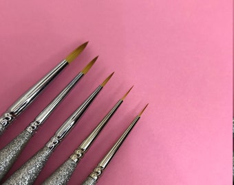 Nail Art Brushes - Round Shape