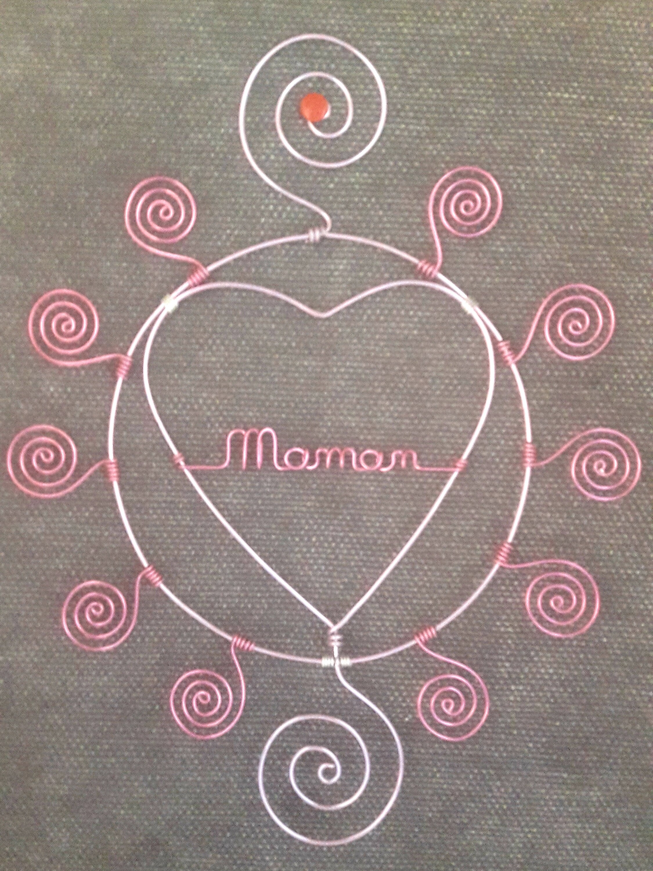 Coeur Maman Décoration Murale Porte-Photos