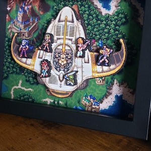 Chrono Trigger Shadow Box  Diorama 3D Pop Art